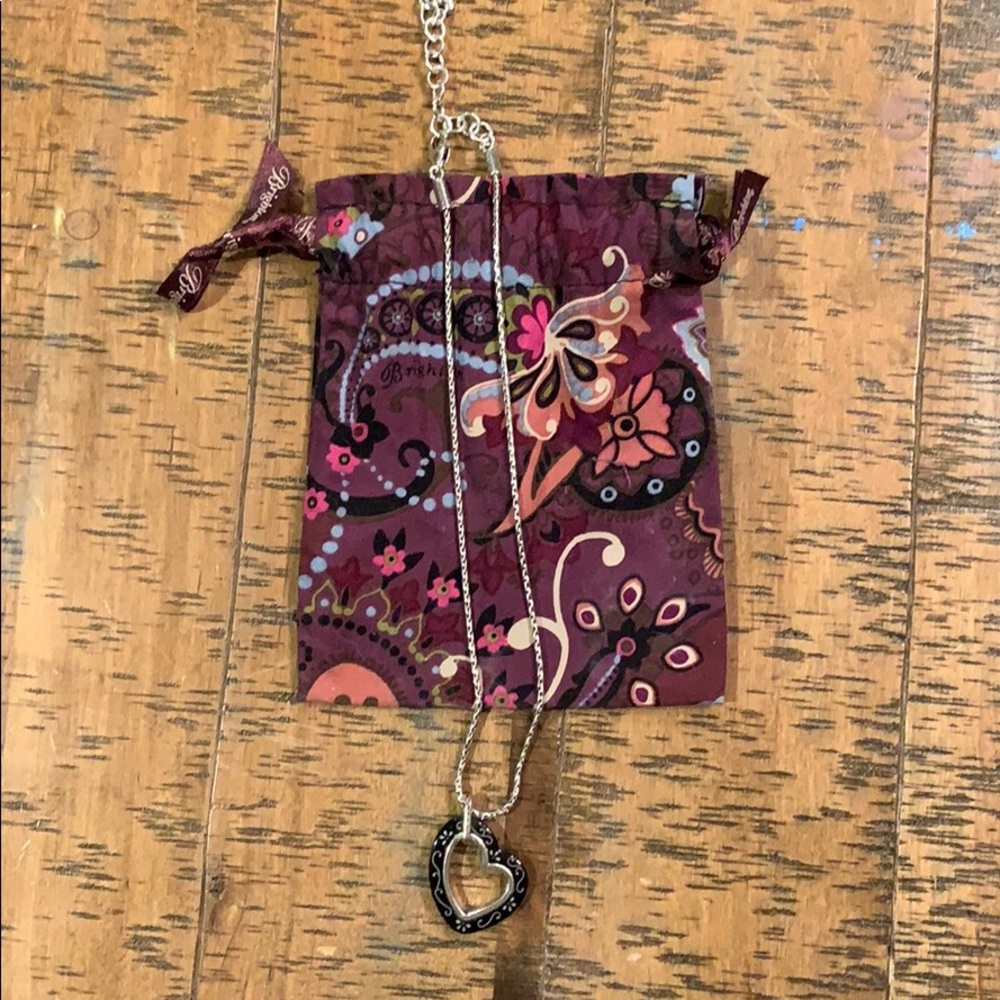 Brighton. Reversible heart. Silver chain